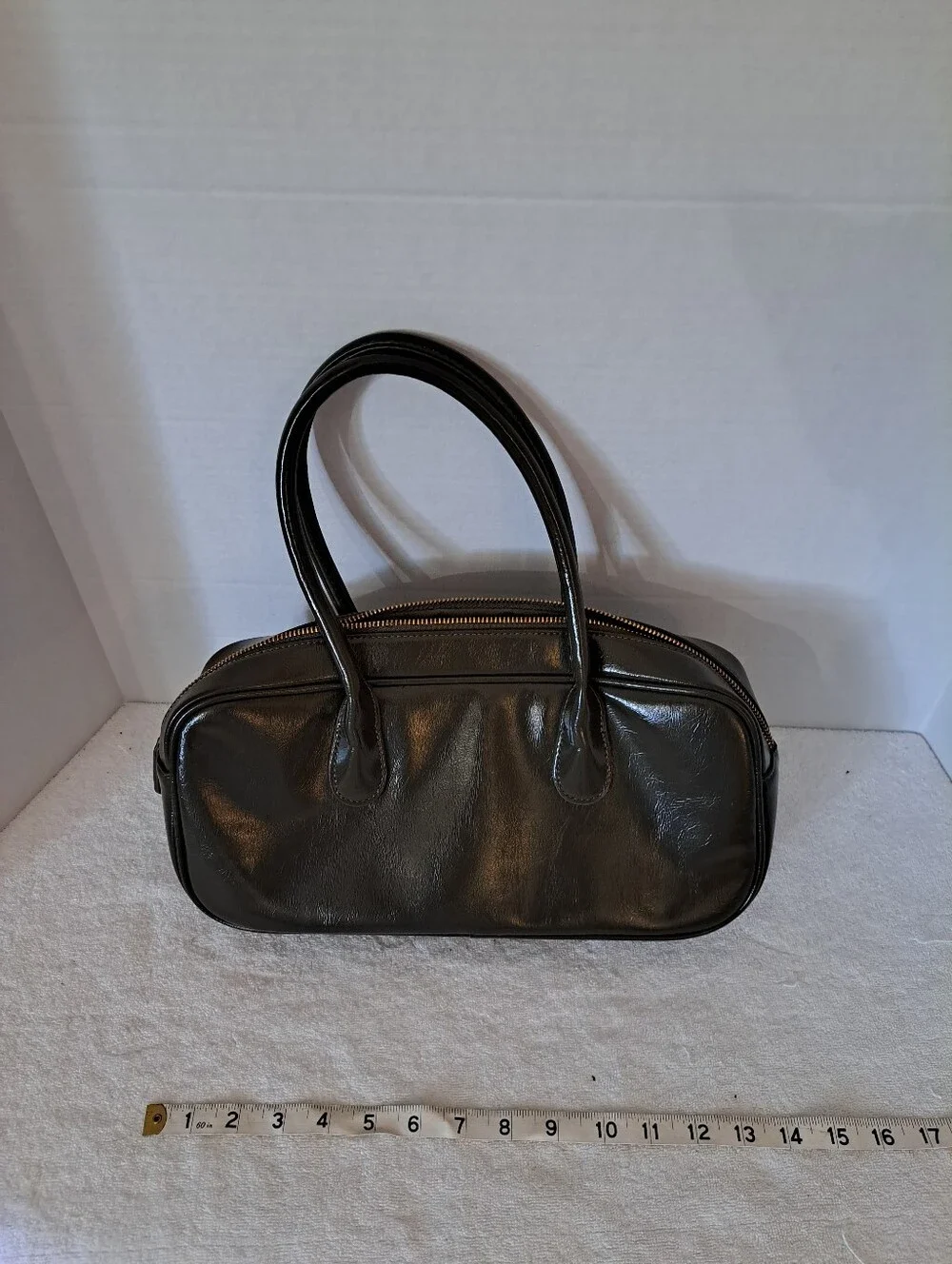 Urban Expressions Dark Green Elongated Shoulder Bag